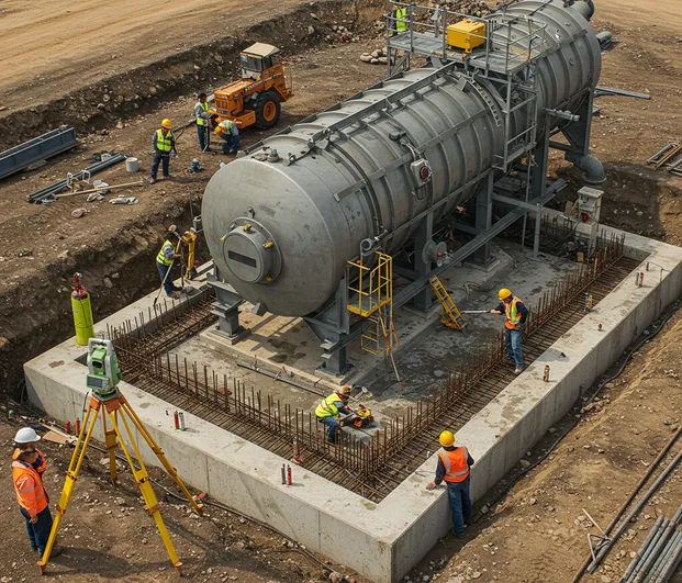Acompanhamento de Obras de Caldeira