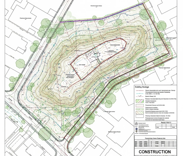 Levantamento topográfico para obras