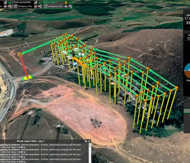Mapeamento de áreas de preservação com drone