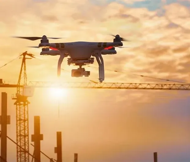 Mapeamento de áreas industriais com drone