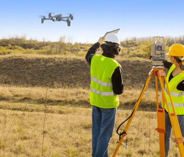 Mapeamento topográfico com drone