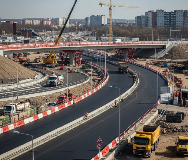 Projeto de infraestrutura para rodovias