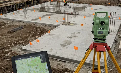 Acompanhamento de Obras Civis da Multitop Topografia