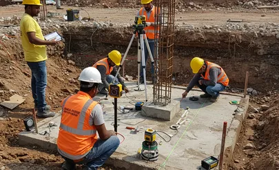 Acompanhamento de Obras de Fundação da Multitop Topografia